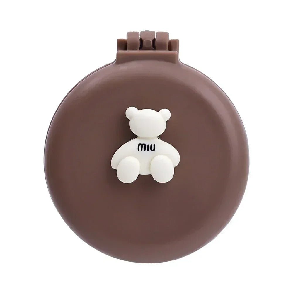 brosse a cheveux brun ourson