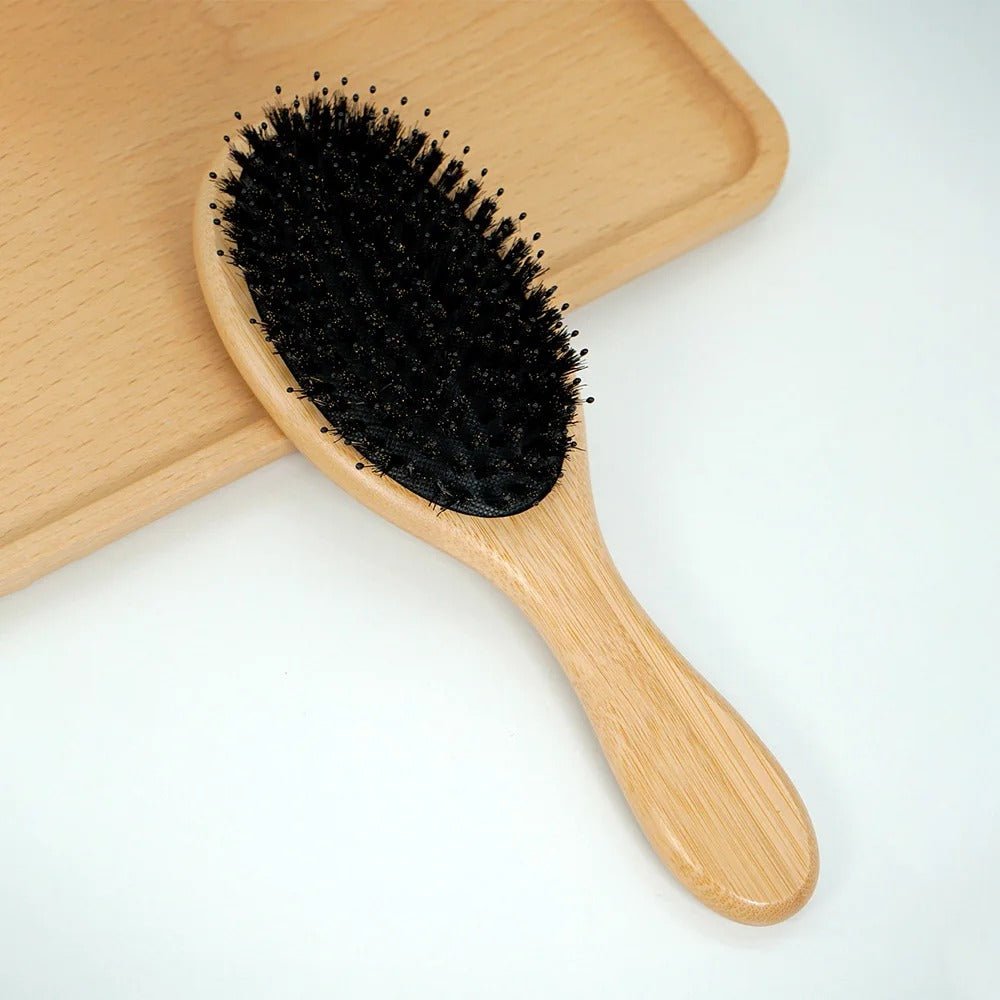 Brosse en poil de sanglier grande