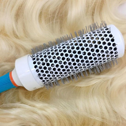 blonde friser alvéole turquoise