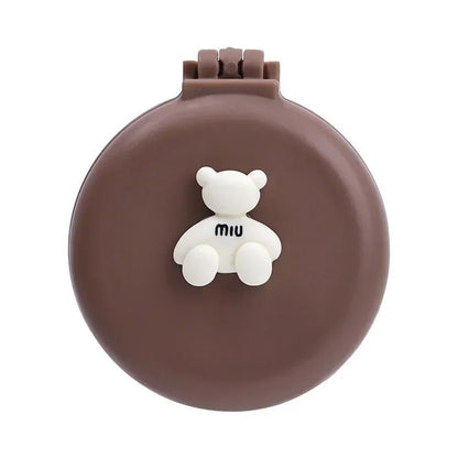 brosse a cheveux brun ourson