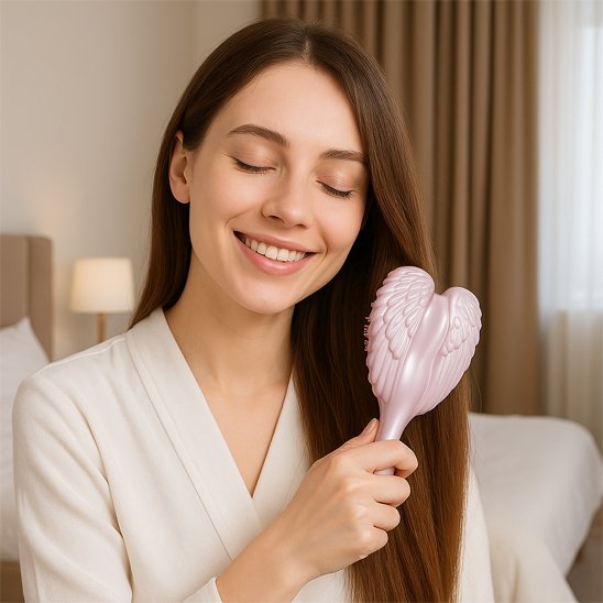 brosse a cheveux demelante douceur