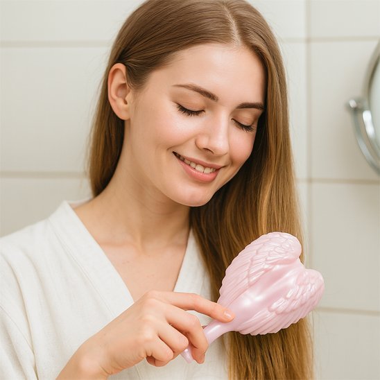 brosse a cheveux demelante fille  chataine