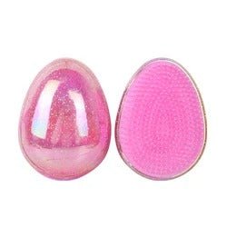 brosse a cheveux demelante poil rose