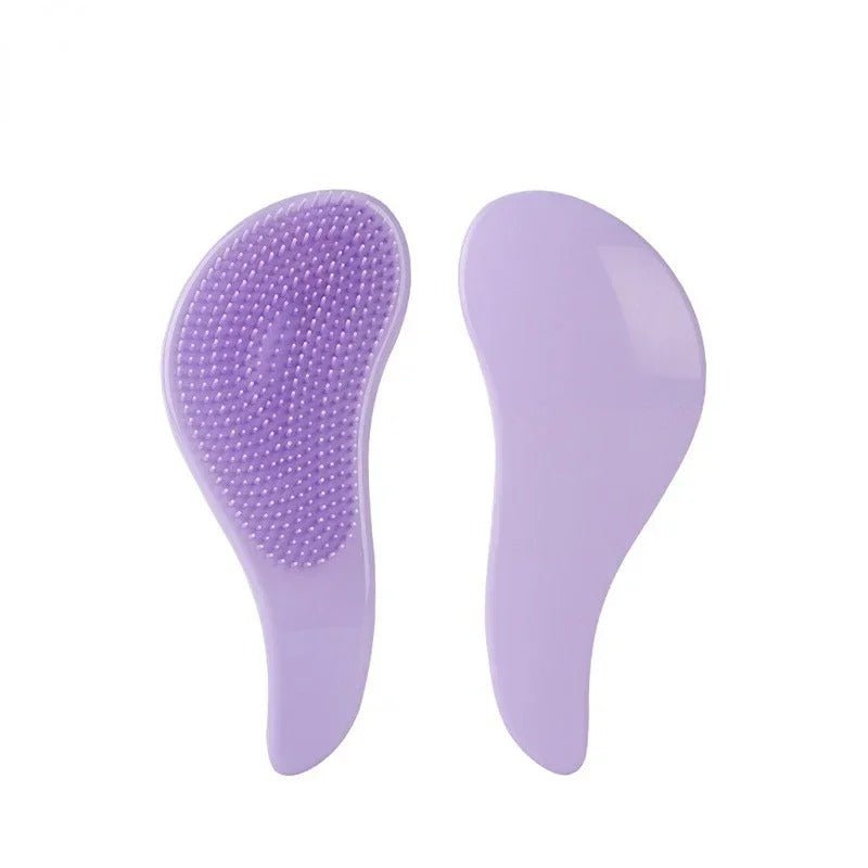 Brosse a cheveux violet