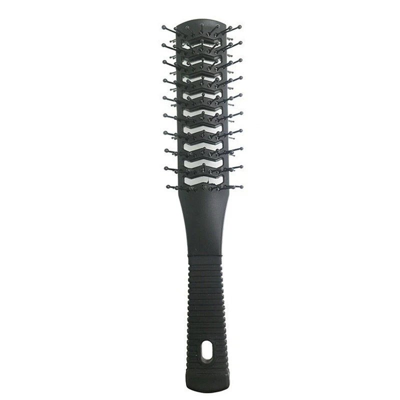 brosse cheveux boucles debout noir