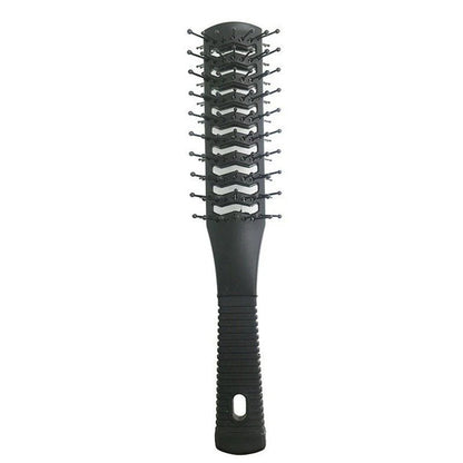 brosse cheveux boucles debout noir