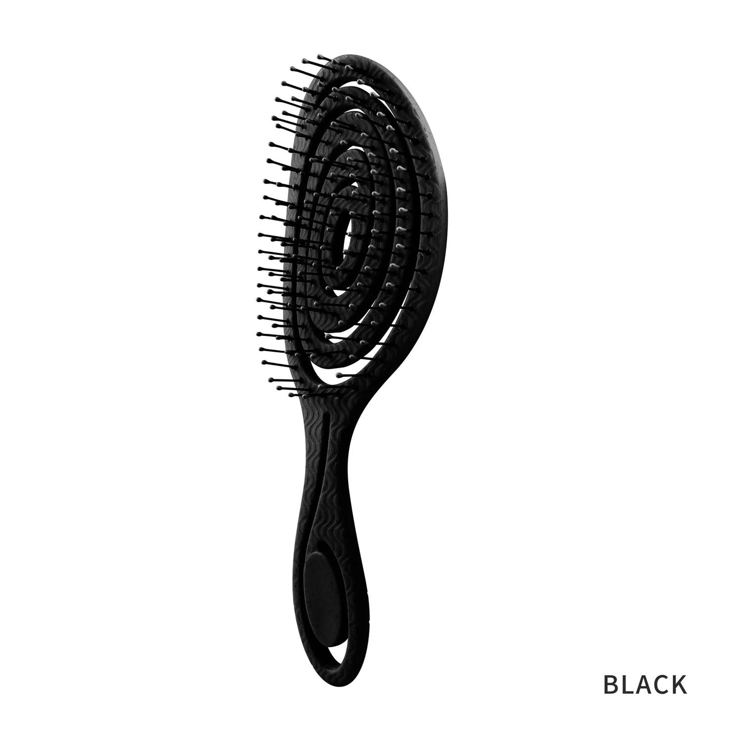 brosse cheveux boucles noir