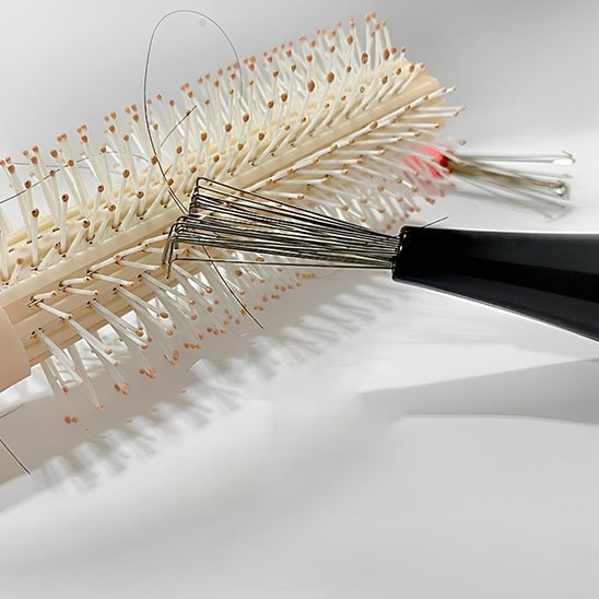 Brosse de nettoyage enlève les cheveux