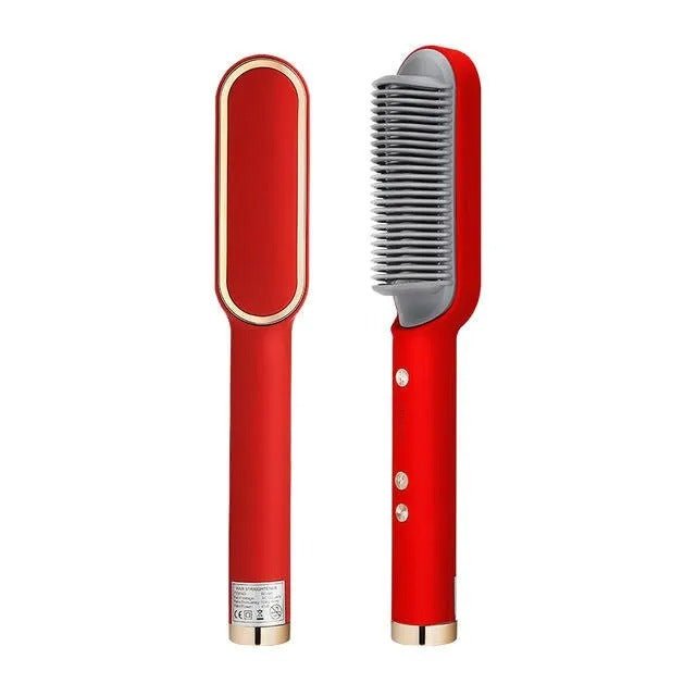 Brosse lissante rouge