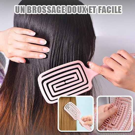 Brosse pour cheveux brossage facile