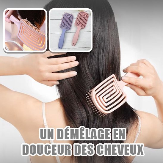Brosse pour cheveux demele en douceur