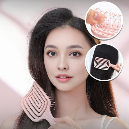 Brosse pour cheveux fille asiatique