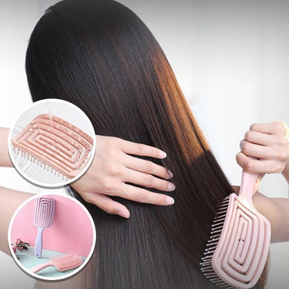 Brosse pour cheveux fille brune