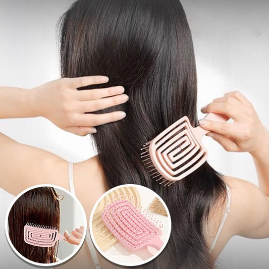 Brosse pour cheveux rose