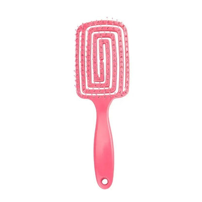 brosse pour cheveux rouge