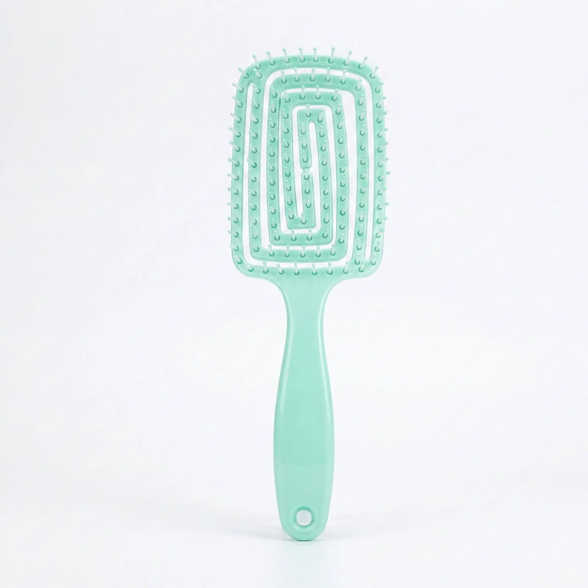 brosse pour cheveux vert