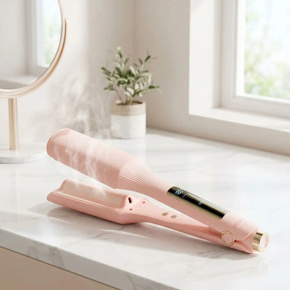 fer a boucler presentoire rose