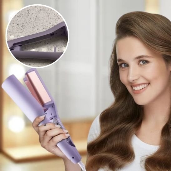 Fer pour boucle cheveux friser fille châtaigne