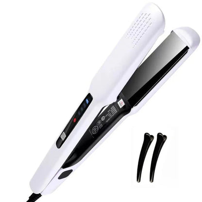 Lisseur Cheveux - HairStraightenerBrush™ - Blanc - Nouvel'R coiffure