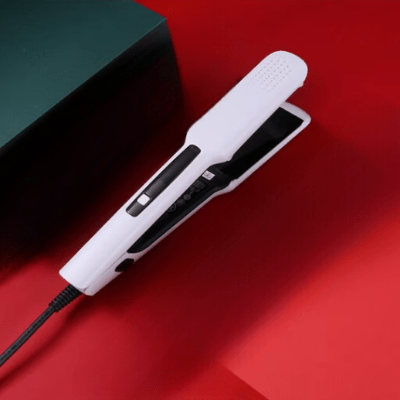 Lisseur Cheveux - HairStraightenerBrush™ - Blanc - Nouvel'R coiffure