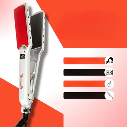 Lisseur Cheveux - HairStraightenerCurler™ - Argent Large - Nouvel'R coiffure
