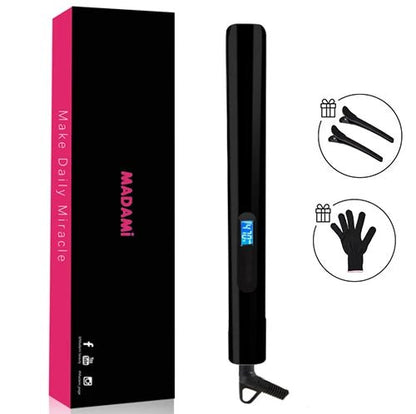 Lisseur Cheveux - HairStraightenerCurler™ - Noir - Nouvel'R coiffure