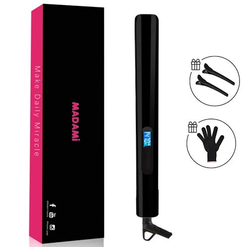 Lisseur Cheveux - HairStraightenerCurler™ - Noir - Nouvel'R coiffure