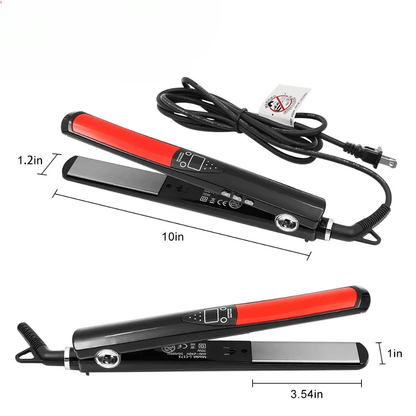 Lisseur Cheveux - HairStraightenerCurler™ - Noir Petit - Nouvel'R coiffure