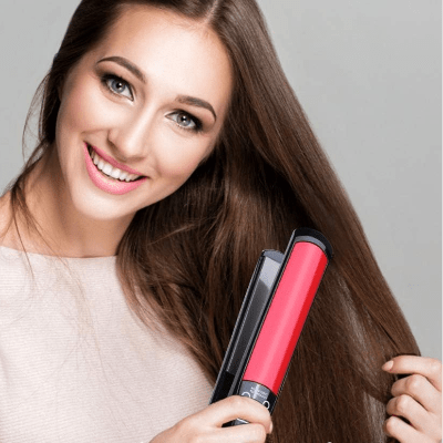 Lisseur Cheveux - HairStraightenerCurler™ - Noir Petit - Nouvel'R coiffure