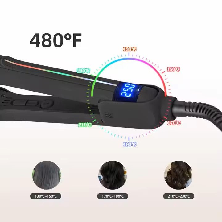 Lisseur Infrarouge - InfraStyle™ - Noir - Nouvel'R coiffure