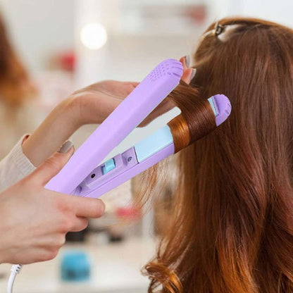 Lisseur pour cheveux violet sur cheveux