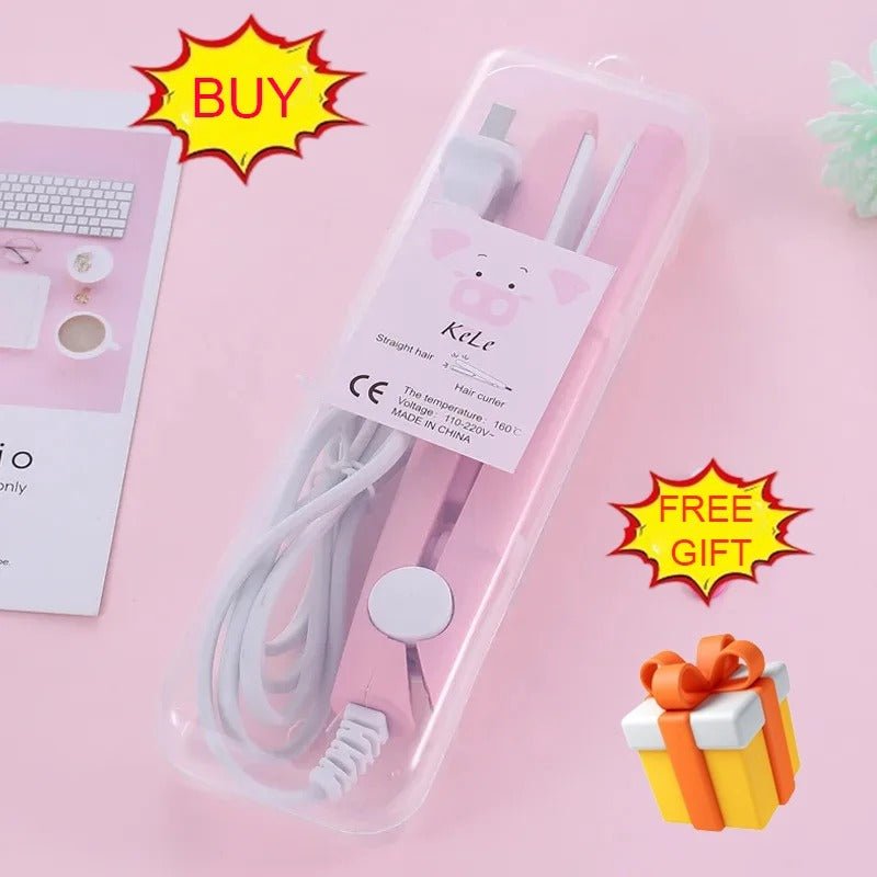 Lisseur pour cheveux rose