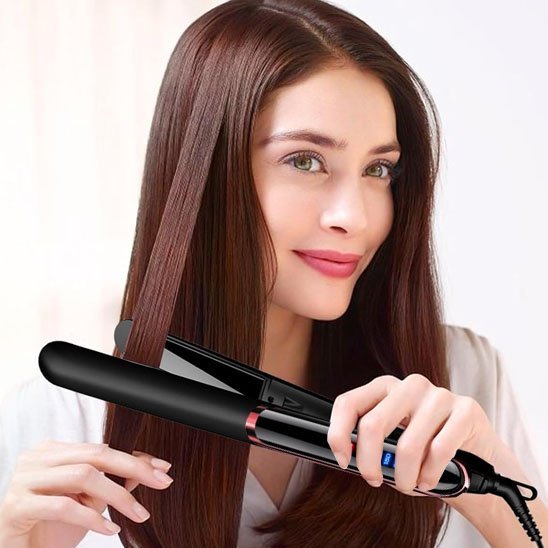 Lisseur pour cheveux fer à la main