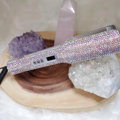 Lisseur Professionnel - RhinestoneStyler™ - Blanc - Nouvel'R coiffure