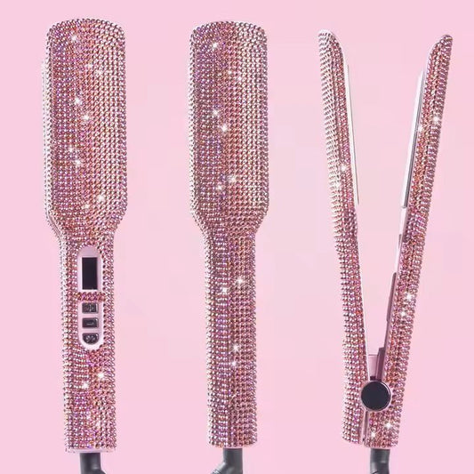 Lisseur Professionnel - RhinestoneStyler™ - Rose - Nouvel'R coiffure