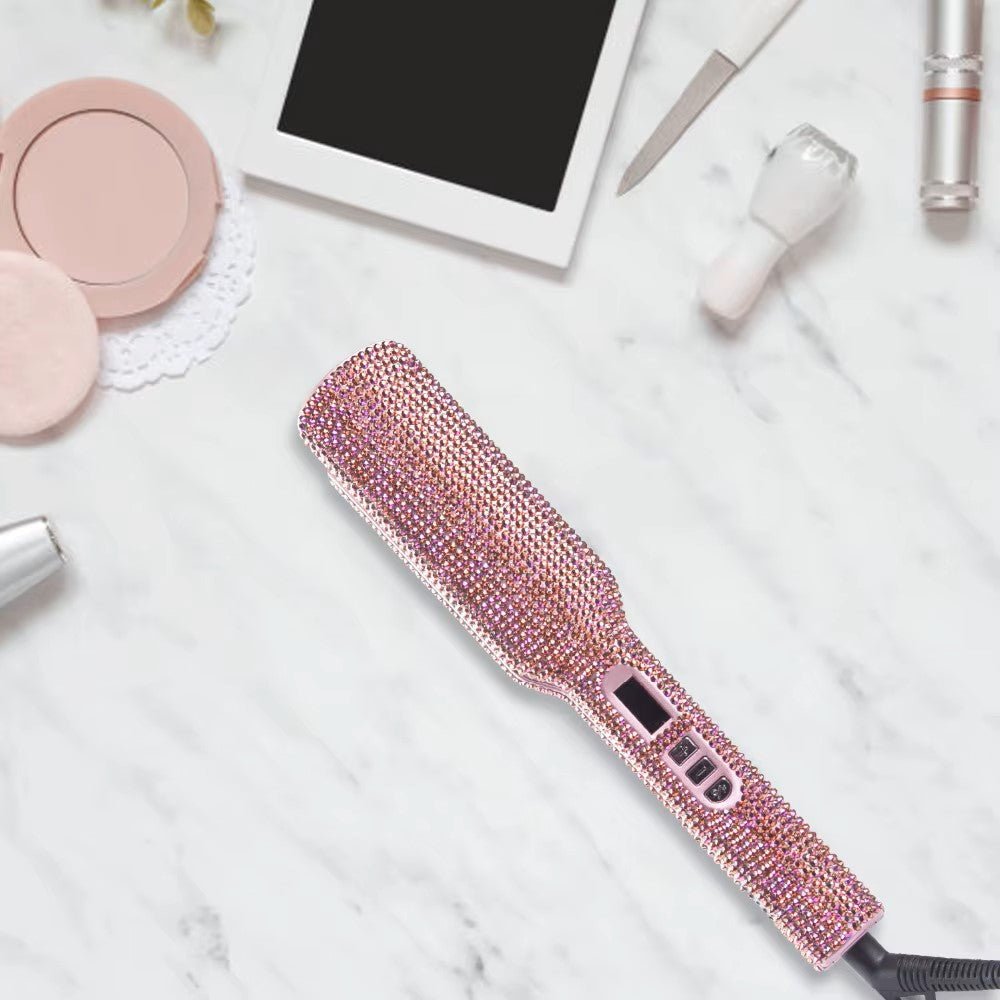 Lisseur Professionnel - RhinestoneStyler™ - Rose - Nouvel'R coiffure