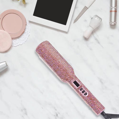 Lisseur Professionnel - RhinestoneStyler™ - Rose - Nouvel'R coiffure