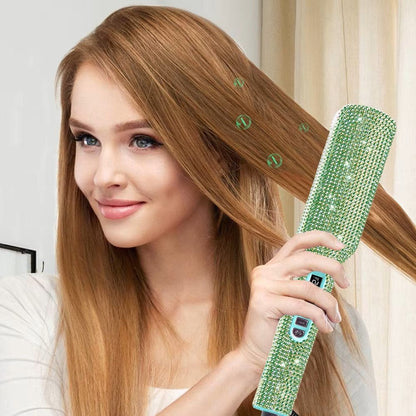 Lisseur Professionnel - RhinestoneStyler™ - Vert - Nouvel'R coiffure