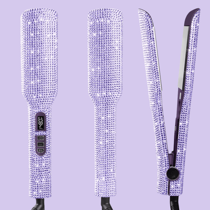 Lisseur Professionnel - RhinestoneStyler™ - Violet - Nouvel'R coiffure