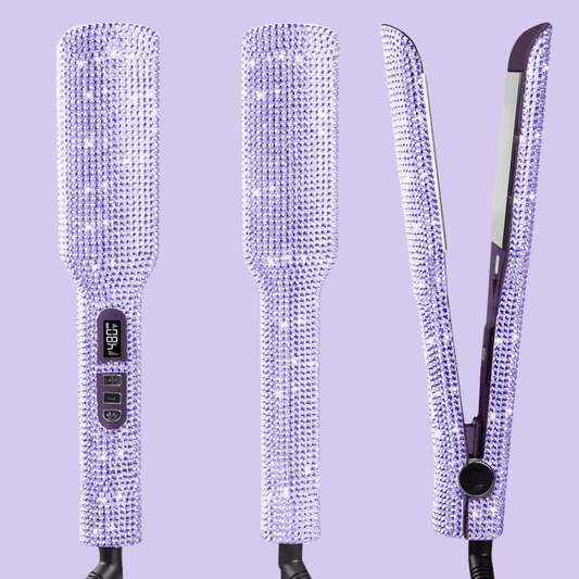 Lisseur Professionnel - RhinestoneStyler™ - Violet - Nouvel'R coiffure