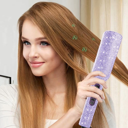 Lisseur Professionnel - RhinestoneStyler™ - Violet - Nouvel'R coiffure