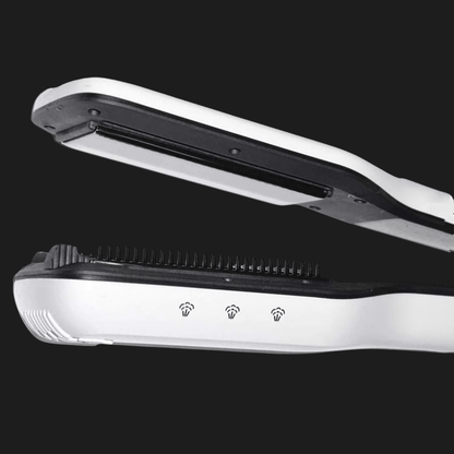 Lisseur Vapeur - VaporBrush™ - Blanc - Nouvel'R coiffure