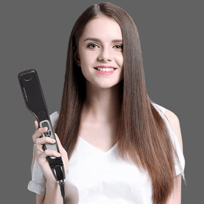 Lisseur Vapeur - VaporBrush™ - Noir - Nouvel'R coiffure
