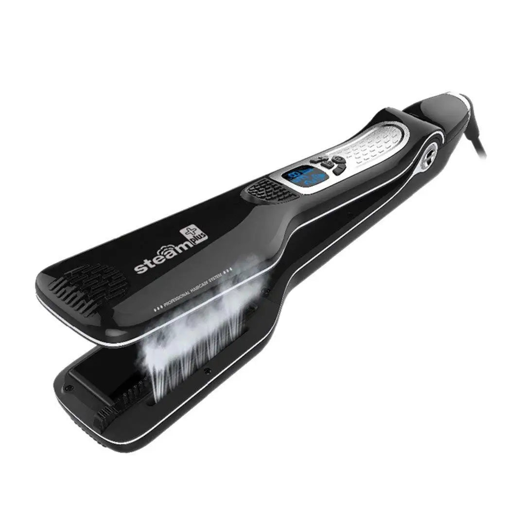 Lisseur Vapeur - VaporBrush™ - Noir - Nouvel'R coiffure