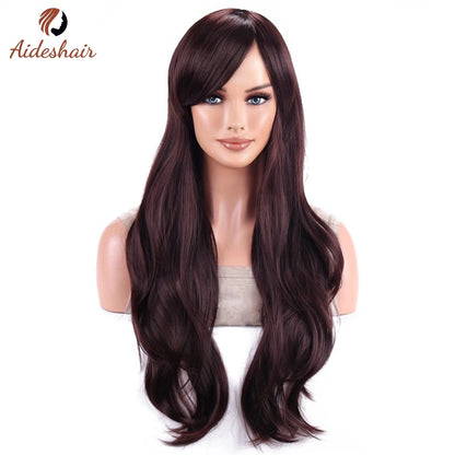 Perruque femme brune