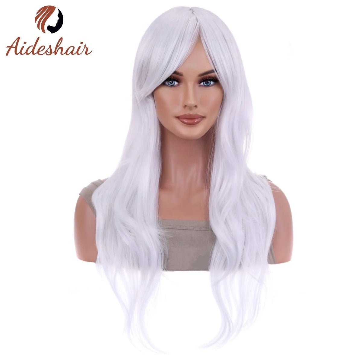 Perruque femme blanche