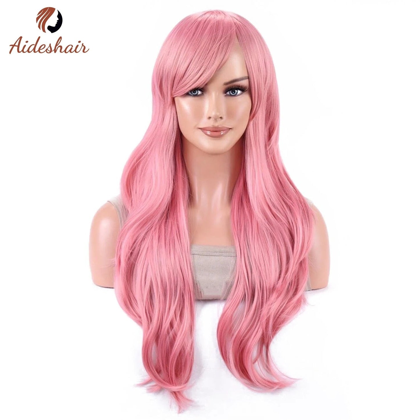 Perruque femme rose