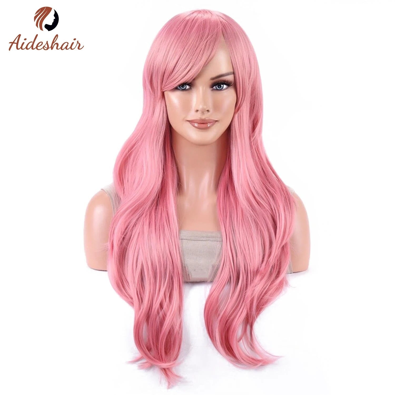 Perruque femme rose