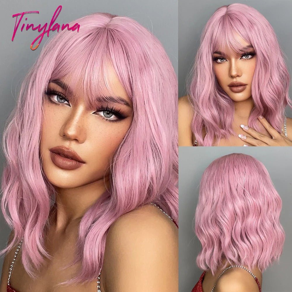perruque rose